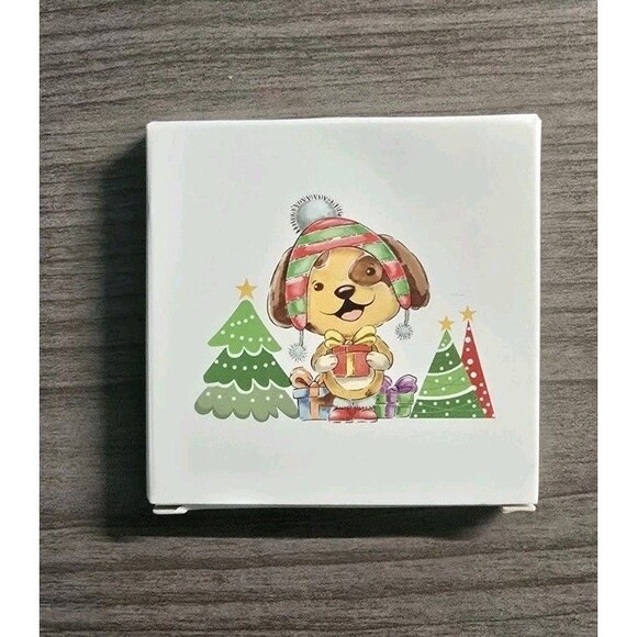 Owl Circle Ceramic Ornament Christmas Gift For Owl Lovers Holiday Decorations - Picture 2 of 3